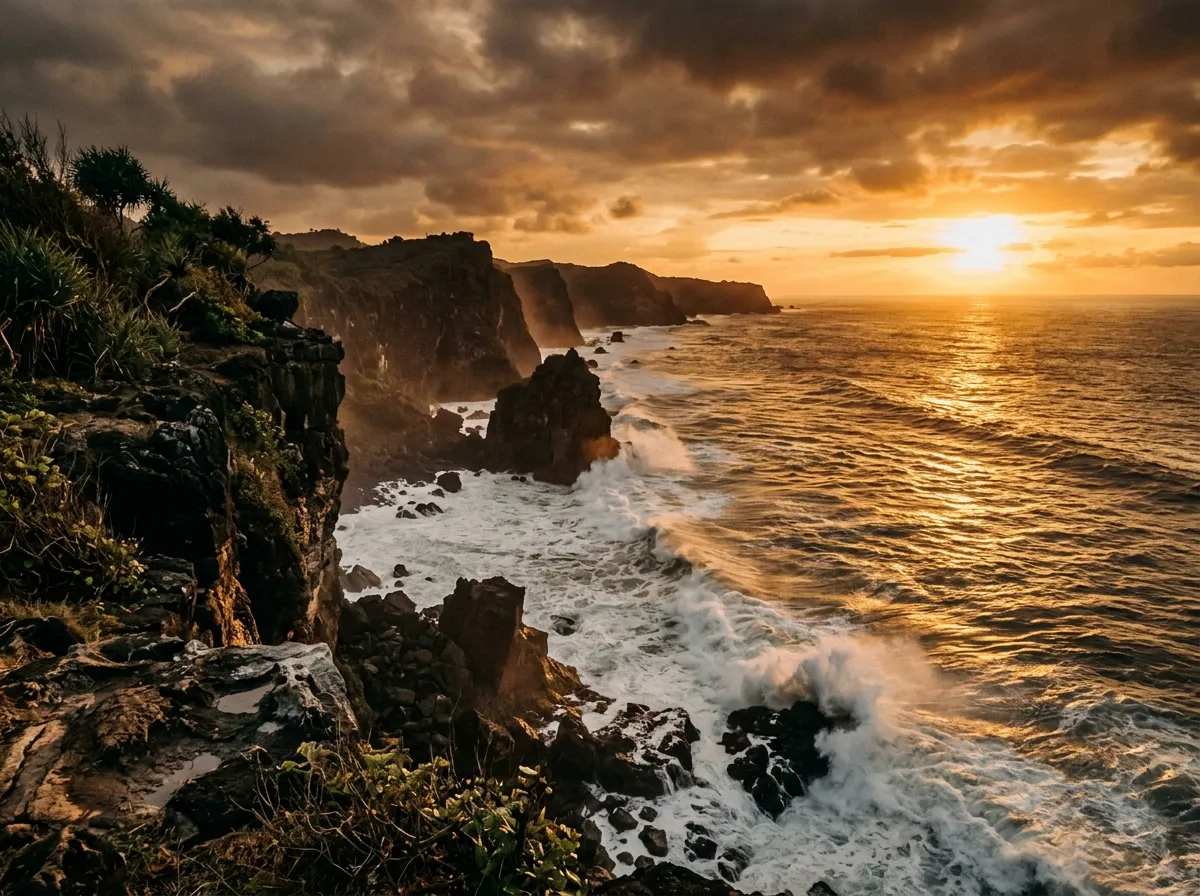 Pemandangan indah Pantai Selatan Malang, Jawa Timur — Tur Privat Yajri Tour